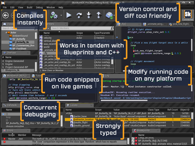 SkookumIDE during debugging